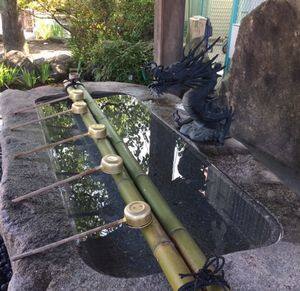 観音神社 手水舎