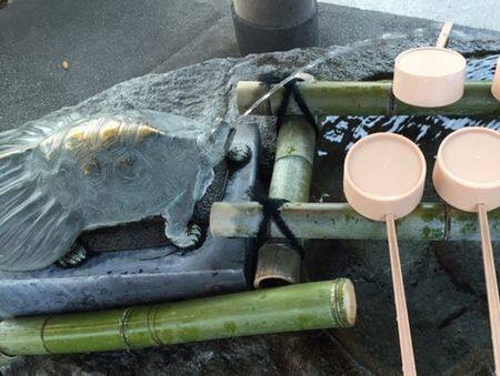 亀戸天神 手水舎