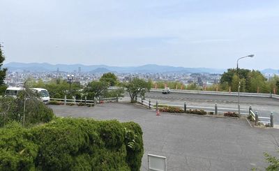 三輪明神　広島市内の眺め