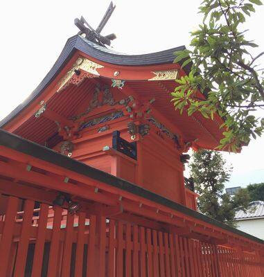 広島東照宮 塀の外から