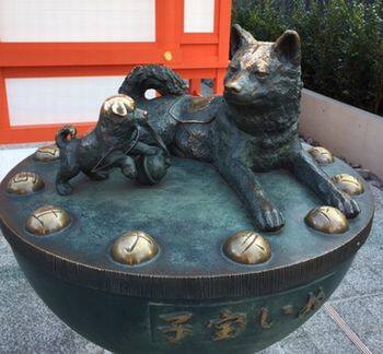 水天宮・子宝いぬ