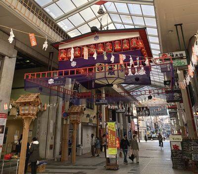 胡子神社・商店街