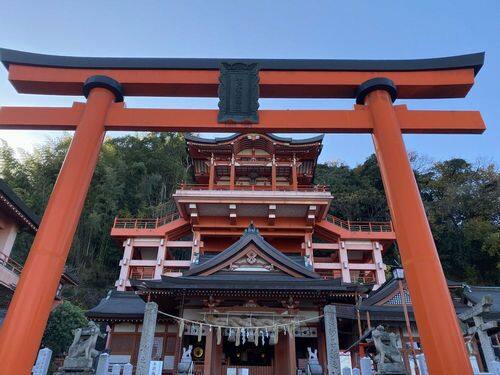 草戸稲荷神社と門