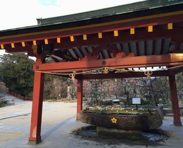 防府天満宮・手水舎